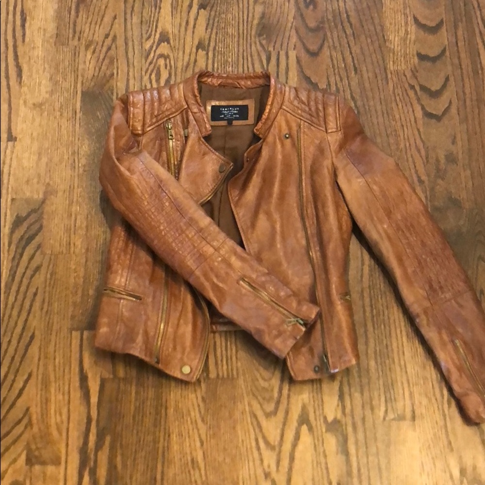Zara leather jacket